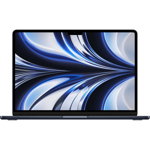 Laptop Apple 13.6'' MacBook Air 13 Liquid Retina Apple M2 chip 16GB RAM 256GB SSD Apple M2 8-core GPU macOS Monterey Midnight z160005yw