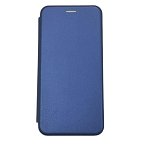 Husa Flip Carte Cu Magnet Lux Upzz Compatibila Cu Samsung Galaxy S20 Fe, Albastru Metalic, Upzz