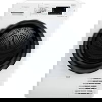 Uscator de rufe Whirlpool FFTM229X2BEE, Pompa de caldura, 9 kg, Clasa E, Motor Inverter, Freshcare+, Tehnologia al 6-lea Simt, Alb