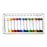 Culori Acrilice Faber-Castell, 12 ml, 12 culori
