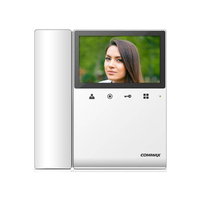 Videointerfon de interior Commax CDV-43K2, display TFT 4.3 inch, alb, 4 fire, Commax