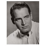 Tablou vintage Paul Newman actori celebri alb negru 1511 - Material produs:: Poster pe hartie FARA RAMA, Dimensiunea:: 70x100 cm, 