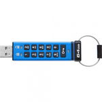USB Flash Drive Kingston, 64GB, DT2000, USB 3.0, Keypad, 256bit AES Hardware Encrypted