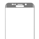 Folie Protectie Sticla Temperata Magic 3D Full Cover pentru Samsung Galaxy S6 Edge+ G928 (Transparent/Argintiu)