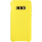 Husa de protectie Samsung Leather pentru Galaxy S10e G970, Yellow, Samsung