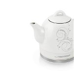 Cana electrica, ceainic electric din ceramica 1.2 l, 1350 W exterior emailat, ZozoMag
