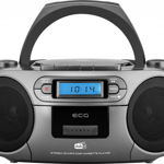 Sistem audio ECG CDR 999 DAB, 2 x 1,5W RMS, Radio, USB, CD, Casetofon, MP3, FM, ECG