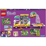 LEGO Friends - Furgoneta de camping si barca cu panze 41681 (produs cu ambalaj deteriorat)