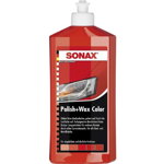
Polish cu Ceara pentru Culoarea Rosie, Polish&Wax Nanopro, 250 ml, Sonax
