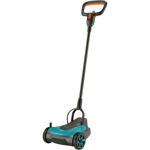 Masina de tuns iarba HandyMower, Latime taiere 22 cm, 3 Trepte de inaltime, Recomandat pentru 50 mp, Fara acumulator si incarcator (Albastru), Gardena