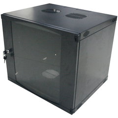 W15F64B 15U Wall Mount, 725 x 540, Glass door, Negru, Logilink