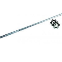 Bara haltera TOORX, Cromata, Fixare cu filet, Lungime: 180 cm, Diametru: 25 mm