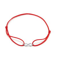 Bratara din snur Red Rope Infinite Gift, EdenBoutique