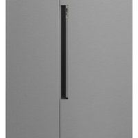Side by Side Beko GN1603140ZHXBN, 580 l, NeoFrost Dual Cooling, HarvestFresh, Everfresh+, HomeWhiz Wi-Fi, Compresor inverter, Clasa E, H 179 cm, Argintiu