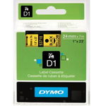 Etichete 24mm x 7m negru/galben compatibile Dymo S0720980 53718, pentru gama Dymo Labelamanger