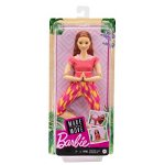 Papusa Barbie Made To Move - Barbie roscata cu tinuta rosie