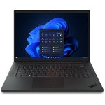 Laptop ThinkPad P1 Gen 6 16 inch WUXGA Intel Core i7-13700H 32GB DDR5 1TB SSD nVidia RTX A1000 6GB Windows 11 Pro Black Paint, Lenovo
