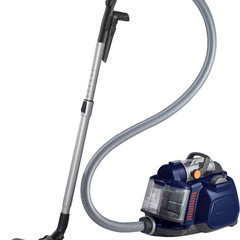 Aspirator fara sac Electrolux 650W, 1.4 L, Silent Performer Cyclonic, Filtru Clean Air Filtration, Hygiene Filter™ anti-mirosuri, albastru
