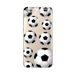 Protectie Spate Lemontti Art Football LMSAHPSM33 pentru Huawei P Smart (Transparent/Multicolor), Lemontti