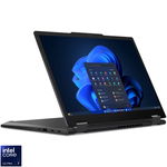 Ultrabook Lenovo 13.3'' ThinkPad X13 2-in-1 Gen 5, WUXGA IPS Touch, Procesor Intel® Core™ Ultra 7 155U (12M Cache, up to 4.80 GHz), 32GB LPDDR5X, 1TB SSD, Intel Graphics, Win 11 Pro, Black, Lenovo