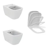 Set vas wc suspendat rimless Ideal Standard I.life B alb bideu si capac softclose