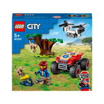 LEGO City - ATV de salvare a animalelor salbatice 60300 74 piese