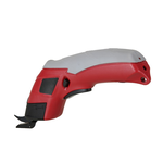 Foarfeca electrica fara fir ACFAPRO™, multifunctionala, cu acumulator, pentru tesaturi, carton, covoare si materiale dure, design portabil, lame rezistente, Rosu, Acfapro