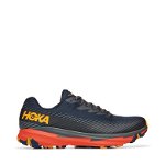 Hoka, Pantofi cu insertii din material textil pentru alergare Torrent 2, Portocaliu mandarina/Bleumarin, 42 2/3