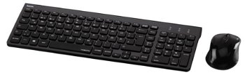 Kit Tastatura + Mouse Wireless Hama Trento Black