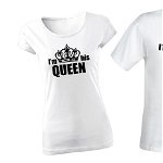 Pachet pentru cuplu I'm his Queen/I'm her King COD P01, Zoom Fashion