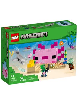 LEGO Minecraft - Casa Axolotl 21247, 242 piese LEGO Minecraft - Casa Axolotl 21247, 242 piese