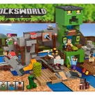 Set de constructie Blocksworld, My World of Minecraft, 1014 piese tip lego