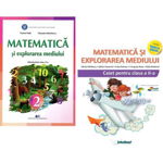 Pachet Manual matematica si explorarea mediului clasa 2-a plus caiet Varianta - EDP 1 - Tudora Pitila, Mirela Mihaescu, DZC