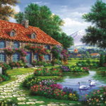 Puzzle Art Puzzle - The Garden, 1500 piese (Art-Puzzle-4551), Artpuzzle