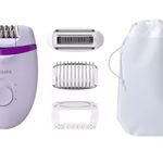 Epilator Electric Philips Profesional Cu Fir Si Functionare Cu Discuri, Maner Compact, Perie De Curatat, Tehnologie Opti-light, Culoare Alb, PHILIPS