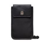 Tommy Hilfiger Etui pentru telefon Cny Th Lock Phone Pouch AW0AW11158 Negru