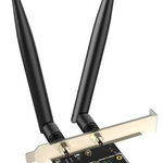 Placa de retea Wireless TENDA E33 AX5400, Tri-band, 574 + 2402 + 2402 Mbps