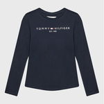 Bluza de bumbac organic cu imprimeu logo, Tommy Hilfiger