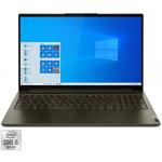 Laptop Lenovo 15.6'' Yoga Creator 7 15IMH05, FHD IPS, Procesor Intel® Core™ i5-10300H (8M Cache, up to 4.50 GHz), 16GB DDR4, 1TB SSD, GeForce GTX 1650 4GB, Win 10 Pro, Dark Moss