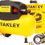 Sprężarka Stanley Kompresor bezol.24l 8b 1,5KM 180l/m.+AKCESOR.KIT 6, Stanley