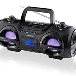 Radio FM cu CD si Bluetooth GoGEN CDM 425 SUBT, 25 W, CD, MP3, USB, SD card, telecomanda, negru, 