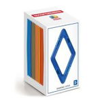 Joc magnetic de constructie Diamond Set, 12 piese in forma de romb, Magformers, 