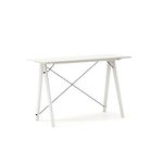 Masa de birou Desk Slim White Light Grey, L120xl50xh75 cm