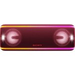 Sony Boxa portabila SRSXB41R, EXTRA BASS, LIVE SOUND, Bluetooth, NFC, Wi-Fi, Wireless Party Chain, Party Booster, Rezistenta la apa, Efect de lumini, Rosu