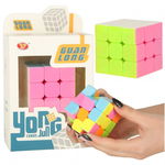 Joc de puzzle Cub de puzzle 3x3 neon 5.65cm, IMK