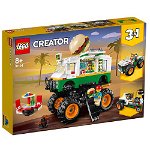 LEGO Creator 3-in-1 Monster Burger Truck Building Set-31104