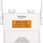 Radio portabil, Technisat, DIGITRADIO 30, FM si DAB +, Rezistent la apa, Bluetooth, 2 W, Alb, TechniSat