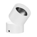 Aplica LED Techstar® AP, Putere 7W, Culoare Lumina 4500K, Diametru 6cm, CRI 80+, Corp Aluminiu, Reglabil 90°, Alb, Techstar