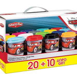 Set 30 borcanase plastilina Cars, AS Dough