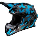 Casca Atv/cross Z1r Rise, Marimea S, Culoare Camo Albastru, Z1R